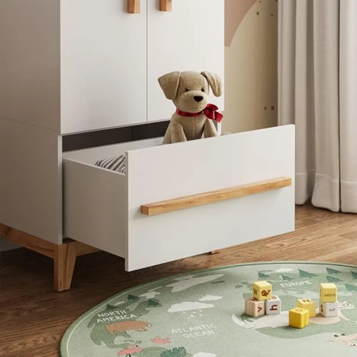 Kinderzimmer-Set Malia Weiß/Eiche 4er Set Vitalispa – Bild 5