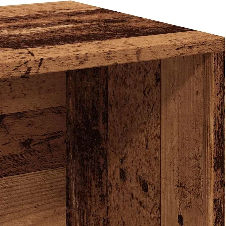 vidaXL Aufbewahrungstruhe Altholz-Optik 69,5x34x36 cm Holzwerkstoff 855786 – Bild 7