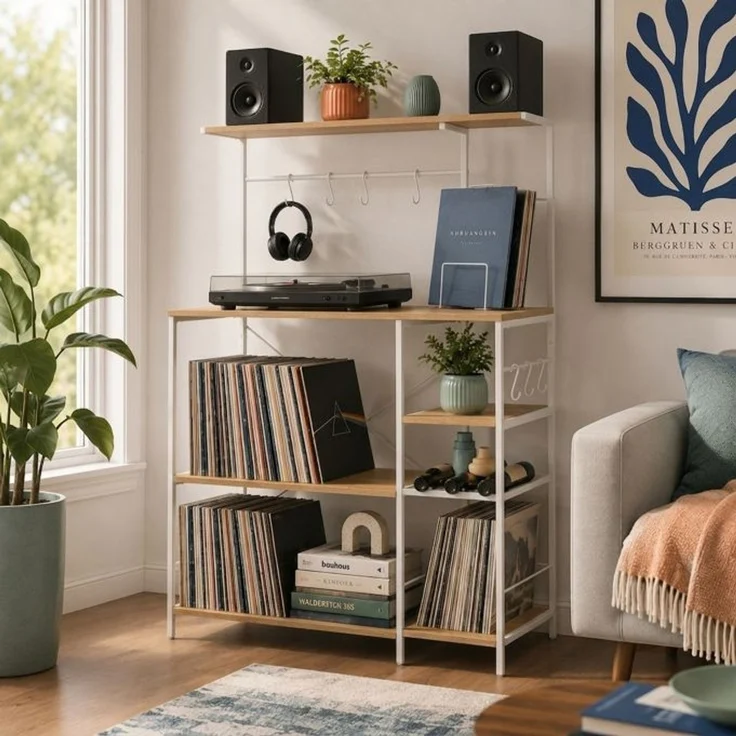 Relaxdays Küchenregal mit 7 Ablagen & 8 Haken – Bild 6