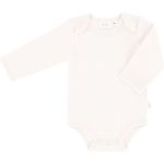 DAY Babybody Langarm - Off White - Gr. 50/56 Weiß