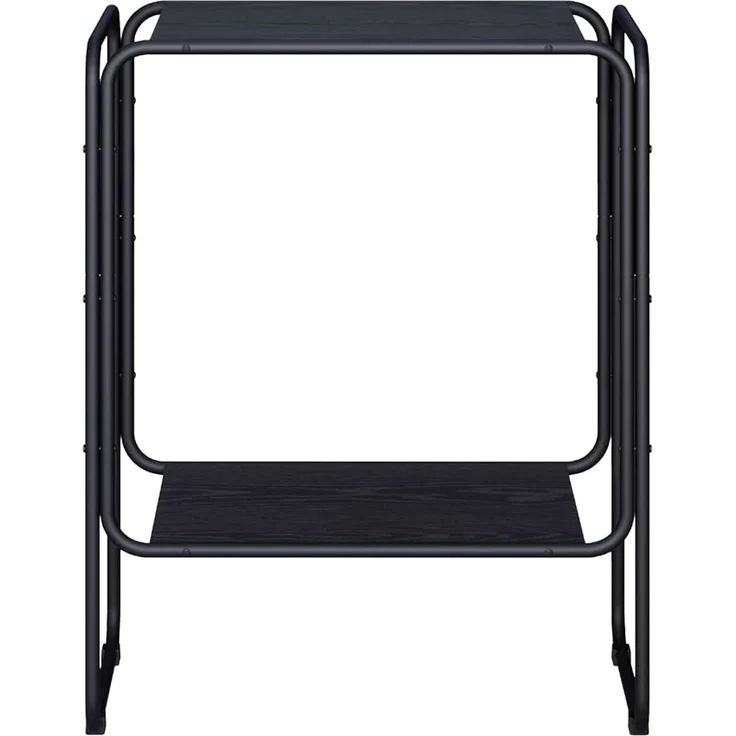 vidaXL Sideboard Schwarz Eichen-Optik 60 x 38 x 75 cm Holzwerkstoff 8007954 – Bild 3