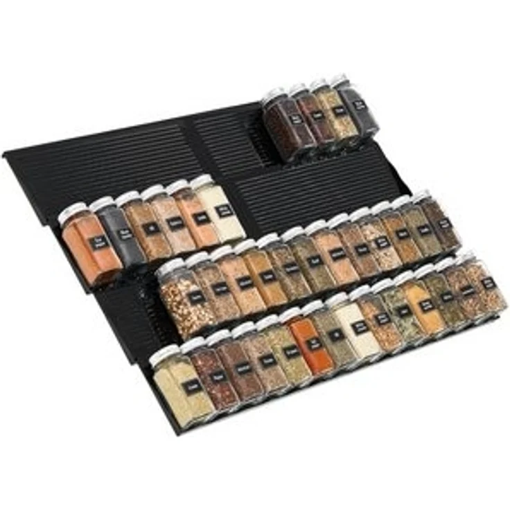 Lifewit Servierständer Kunststoff Justierbare Gewürzschublade Organizer, (8-tlg) – Bild 6