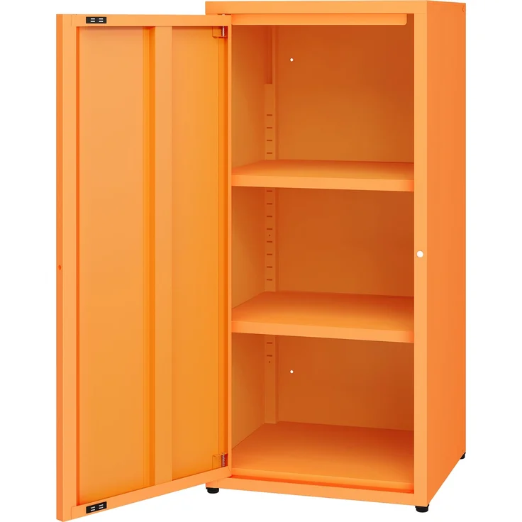 Metallschrank Burlöv Stahl Orange [en. casa] – Bild 4