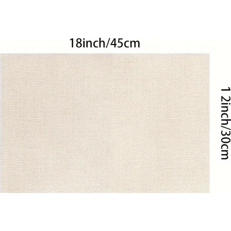 ABC Sommerliche eukalyptusgrüne Tischdecken, 30 x 45 cm, waschbar, für Frühlingsdekoration, Küche und Partys – Bild 3