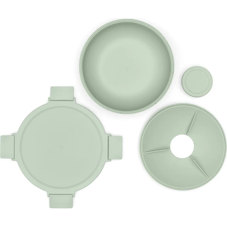 Brabantia 'Make & Take' Salatschüssel, 1,3 L, Kunststoff Jade Green – Bild 3