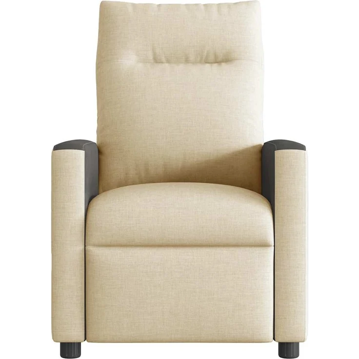 vidaXL Massagesessel Creme Stoff 4104836 – Bild 2