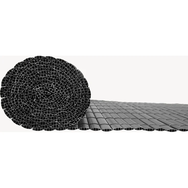 PVC Sichtschutzmatte Cefalu 100x400 cm 16mm Anthrazit [casa. pro] – Bild 5