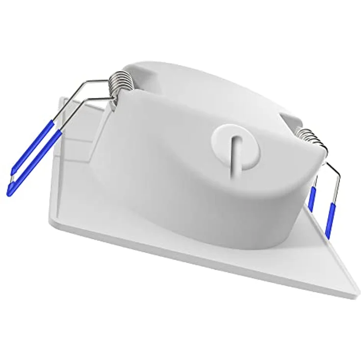 linovum LED Einbaustrahler 6er Set WEEVO flache & dimmbare LED Einbauspots eckig 2700K 6,5W 230V, Warmweiß – Bild 5