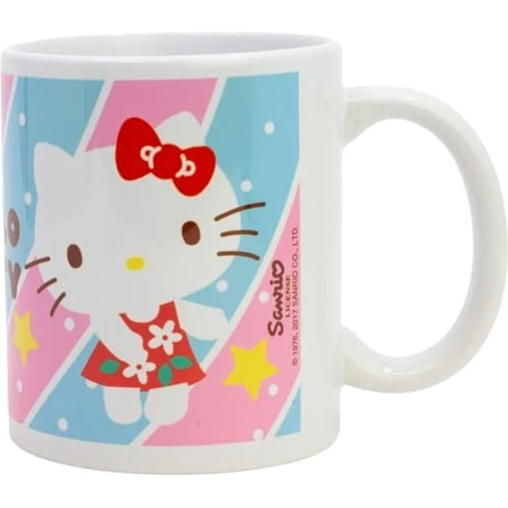 Hello Kitty Tasse 325ml Poema Design – Keramikbecher im Geschenkset für Mädchen