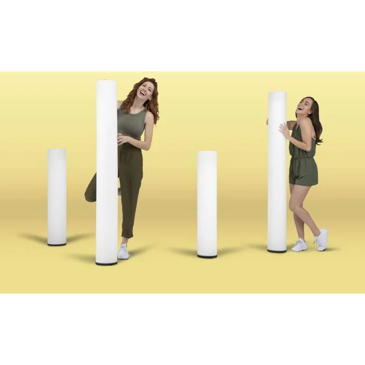 New Garden Säulenförmige weisse LED Outdoor-Standleuchte FITY 160 kaltweiss – Bild 5