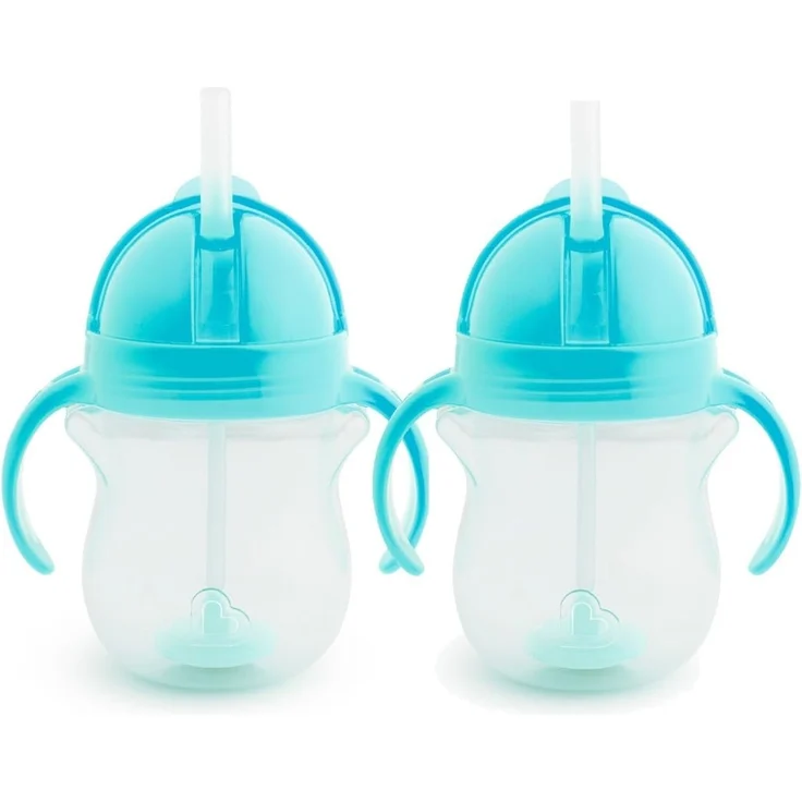 Munchkin 2 Pack Click Lock Tipp&Nippe Kleinkind | 207ml | Blau