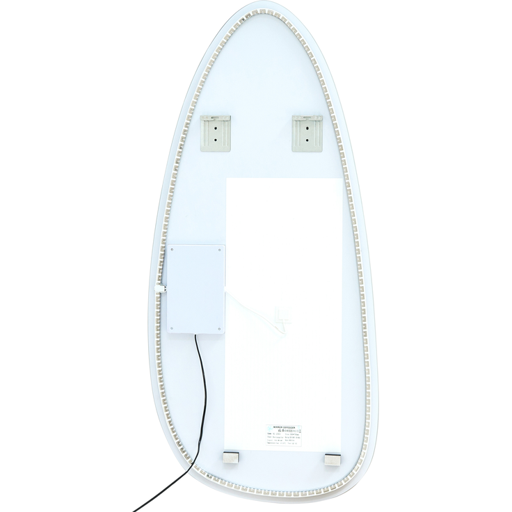 LED-Badezimmer-Spiegel ROYER 60 cm 130 cm Silber – Bild 6