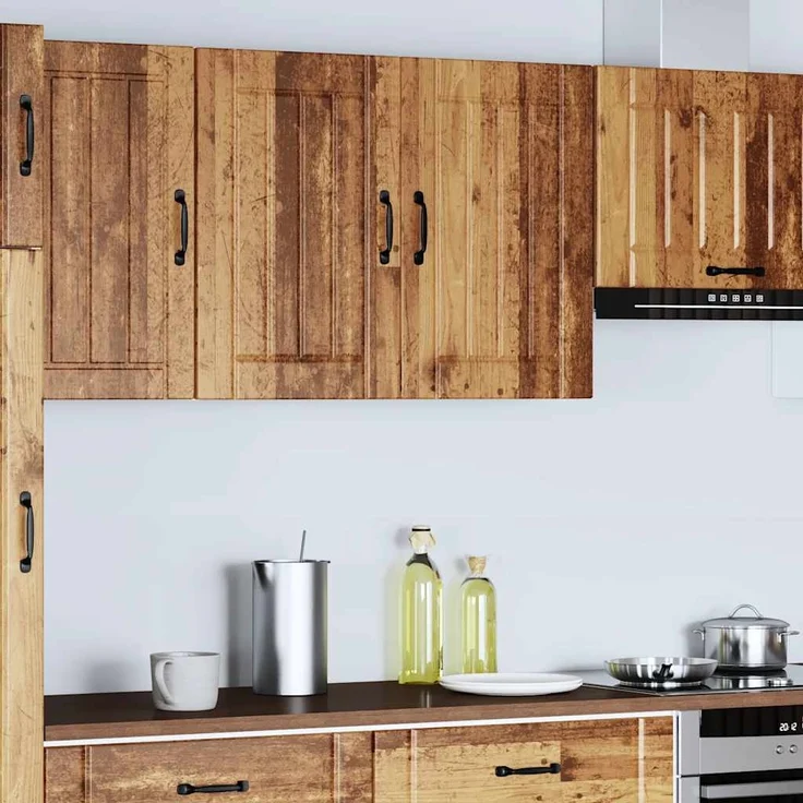 vidaXL Küchen-Hängeschrank Lucca Altholz-Optik Holzwerkstoff 853835 – Bild 2