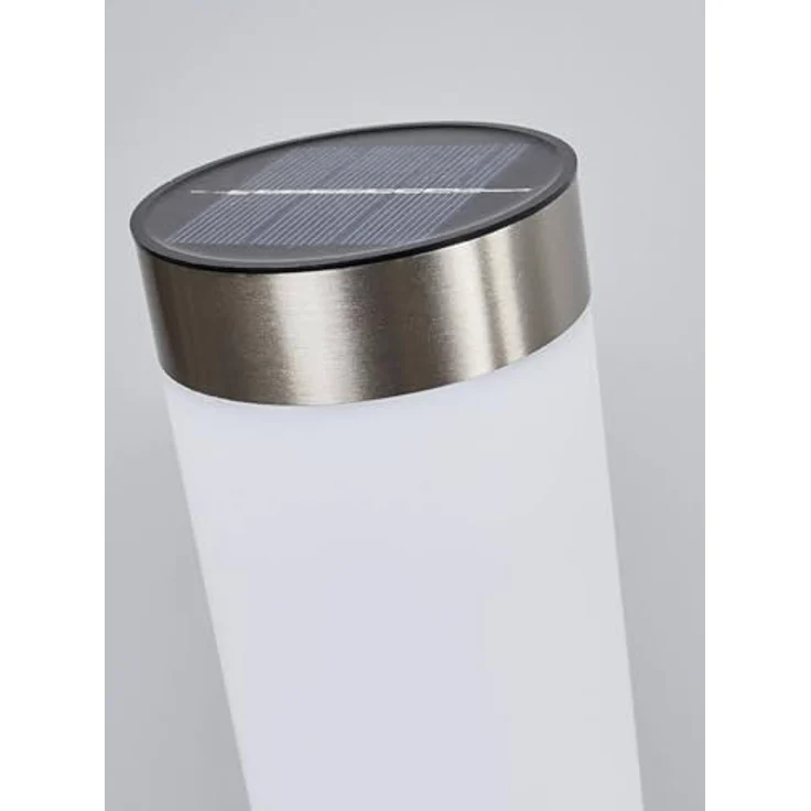 Lindby LED Solarleuchte Aleeza, spritzwassergeschützt, Edelstahl, 1-flammig, für Garten und Außenbereich – Bild 5