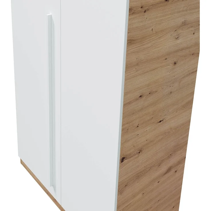 Jugendzimmer-Set >NOA< in Nodi-Eiche/Artik-Weiß - 196x77x92 (BxHxT) – Bild 7