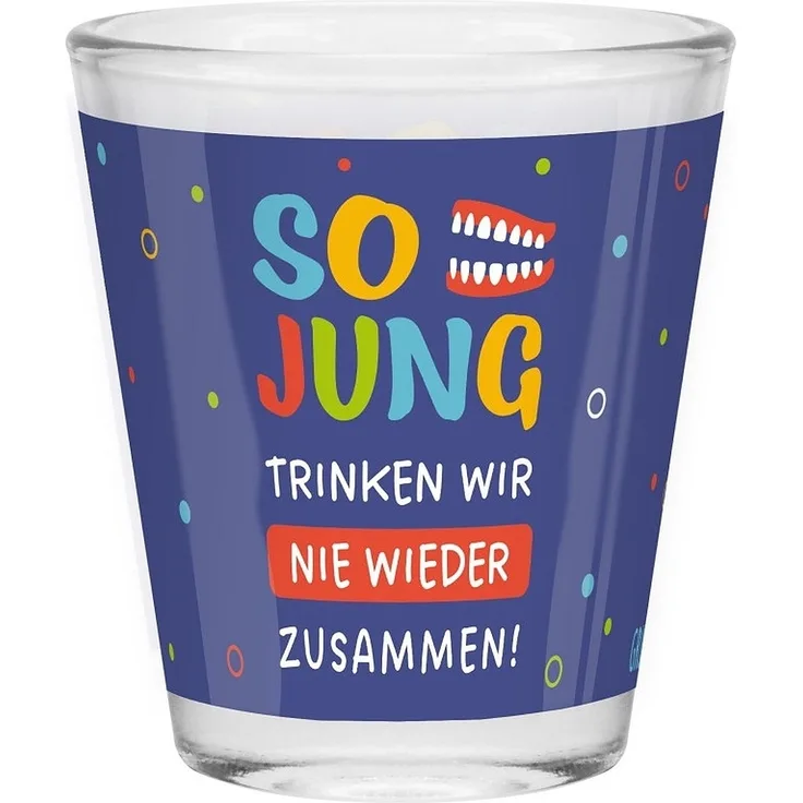 Schnapsglas Shot Stamper Lustiges Motiv Geschenk Sheepworld JUNG 074541