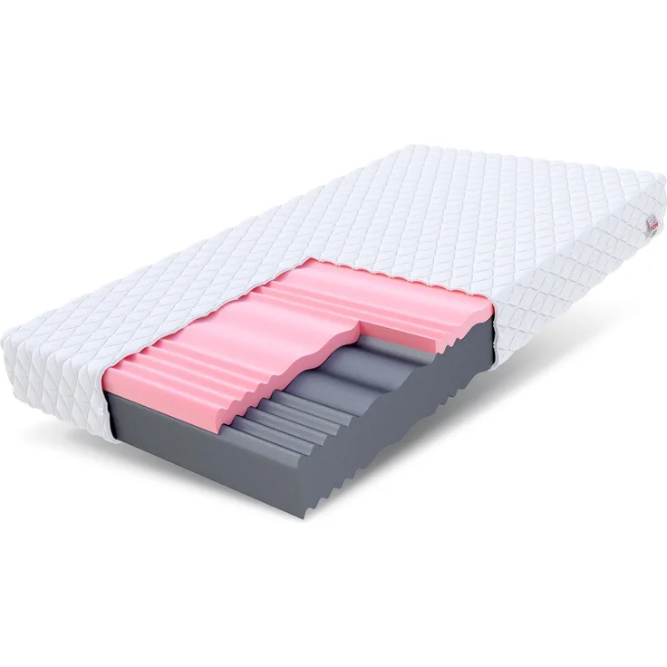Matratze 90x200 Kaltschaum SELECT Visco Schaum Polyurethanschaum H3/H4 14 cm JERSEY