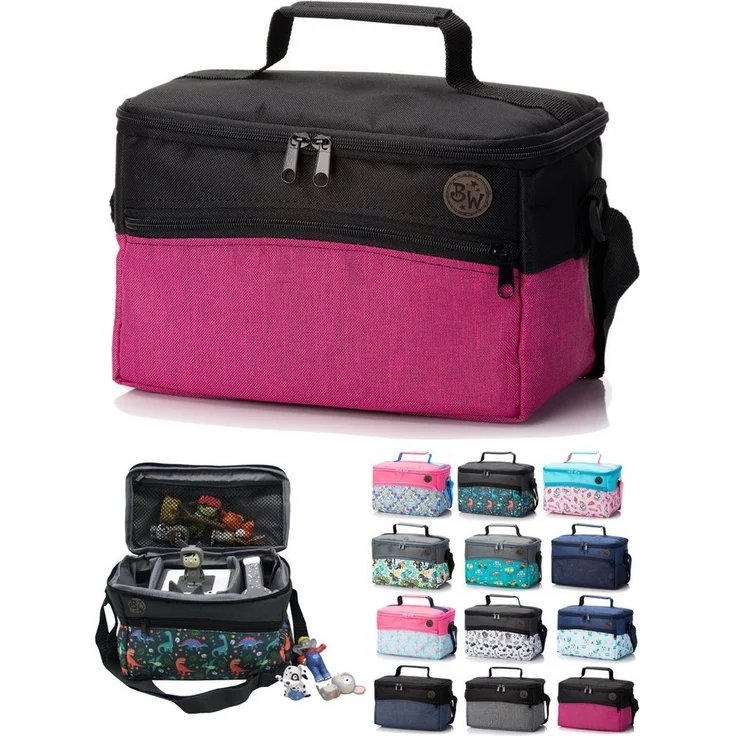 BambiniWelt by Rafael K. Aufbewahrungstasche Tasche für Toniebox Tigerbox für Musikbox Hörwürfel Innenfächer, innere Fächer dank Klettband frei verstellbar – Bild 1