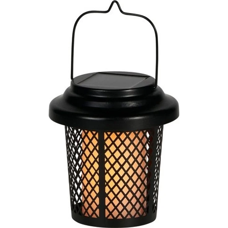 Northpoint LED Gartenleuchte Solarleuchte Dämmerungssensor 120cm wetterfest Flammeneffekt – Bild 4