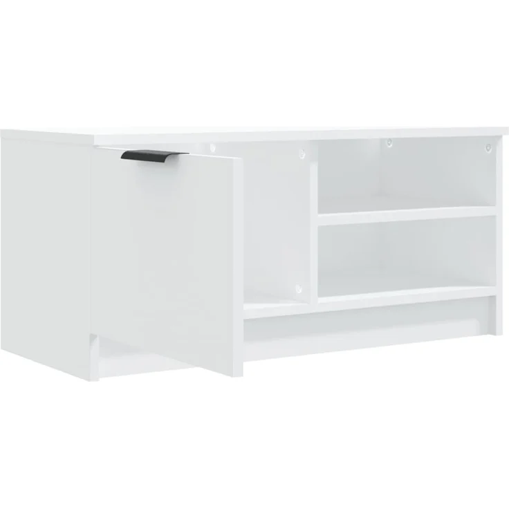 2 pcs TV-Schrank, Lowboard TV Weiß 80x35x36,5 cm Holzwerkstoff – Bild 7