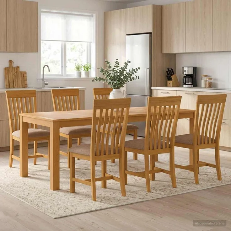 vidaXL Essgruppe RIJSWIJK 7 stk. Grau 200 x 100 x 75 cm 3430392 – Bild 1