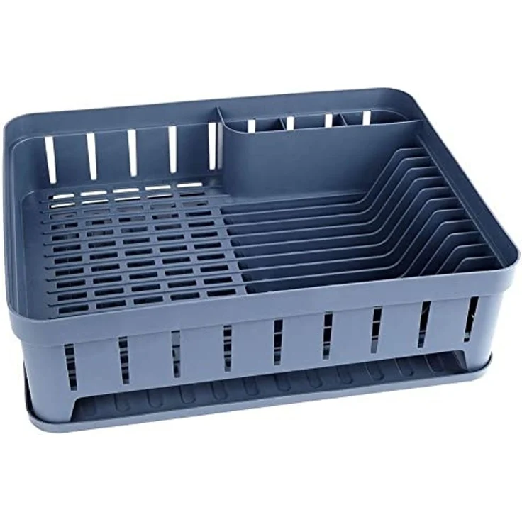 Vilde Abtropfgestell für Geschirr mit Auffangschale grau loft 39 8 x 31 x 12 cm – Bild 5