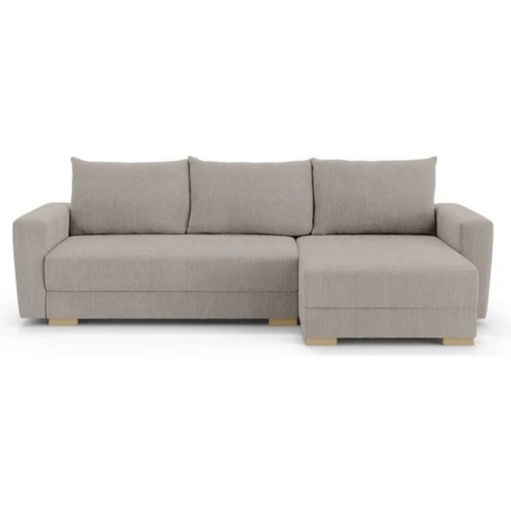 Home affaire Ecksofa MAGHERA universell Schlafsofa mit Bettkasten, Maße B/T/H: 255/142/84cm, L-Form mit Recamiere rechts oder links montierbar, hoher Sitzkomfort – Bild 4