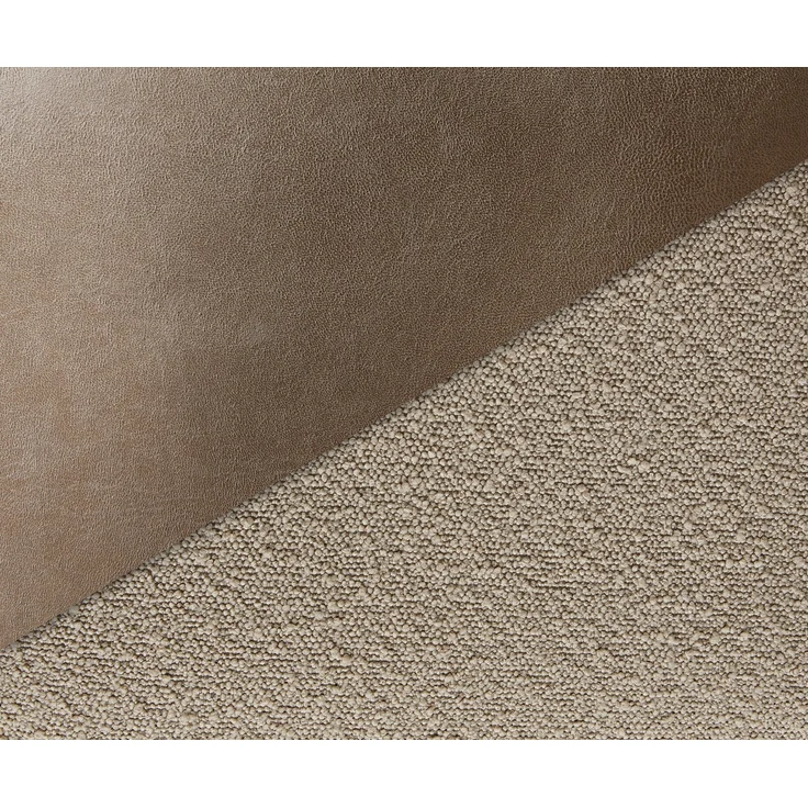 Drehstuhl Zoa-Flex Materialmix Schlamm Fußkreuz Edelstahl 360° drehbar Wippfunktion Taschenfederkern – Bild 3