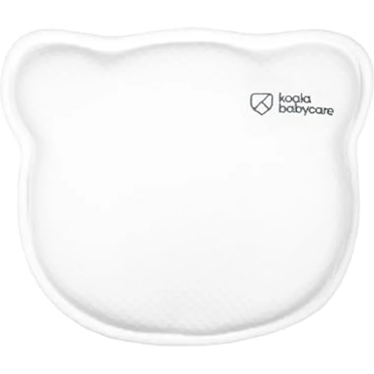 KOALA BABYCARE Babykissen Plagiozephalie, abnehmbar (mit Zwei Kissenbezügen), hilft EIN Plattkopfsyndrom vorzubeugen und zu behandeln. Aus Memory Foam - Weiß - Registriertes Design KBC® – Bild 2