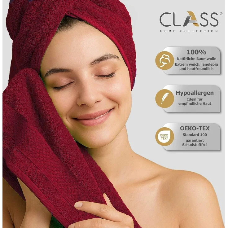 TRENDBUY24 Handtuch Set Handtücher Duschtücher Gästetücher Baumwolle Frottee Premium 4er Set, 100% Baumwolle (4-St), Duschtuch – Bild 3