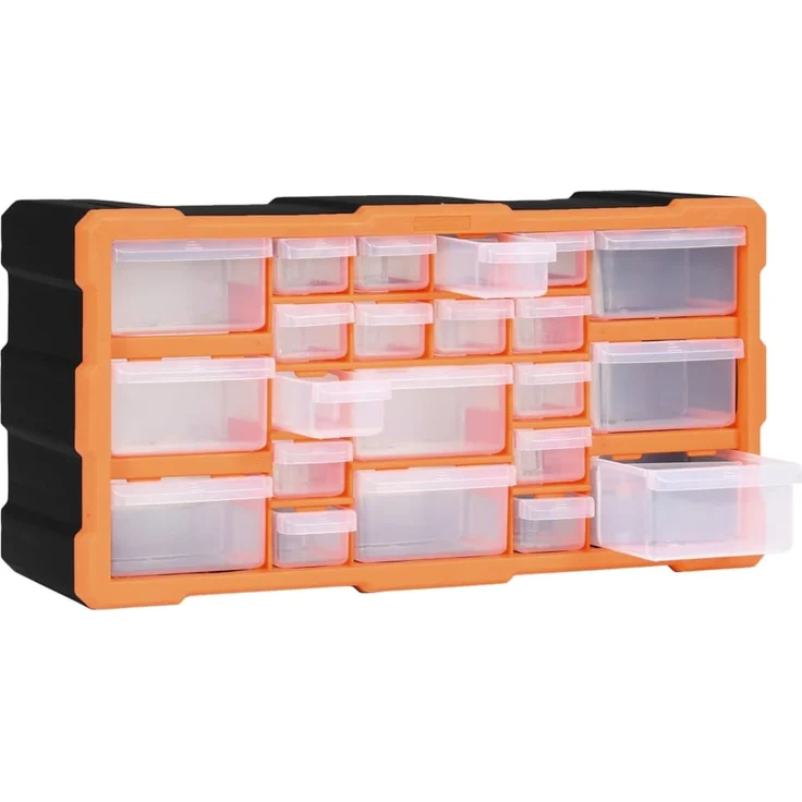 vidaXL Multi-Schubladen-Organizer mit 22 Schubladen 49x16x25,5 cm 147583 – Bild 5