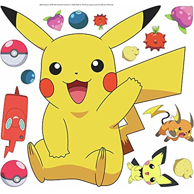 Pokemon Pikachu Riesen-Wandsticker – Bild 4