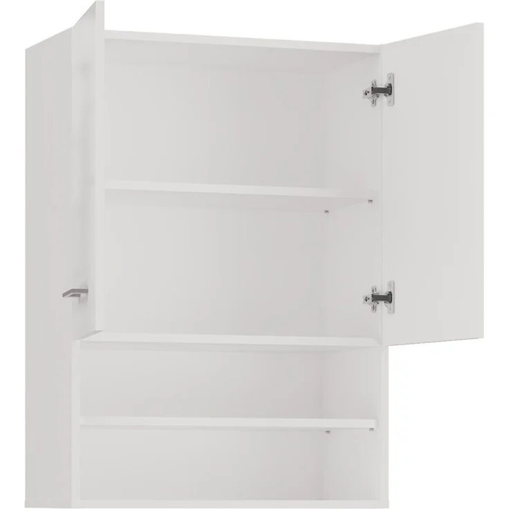 ibonto HÄNGESCHRANK WEISS 64x90x30cm (H 90 x T 30 x B 64 cm) – Bild 2