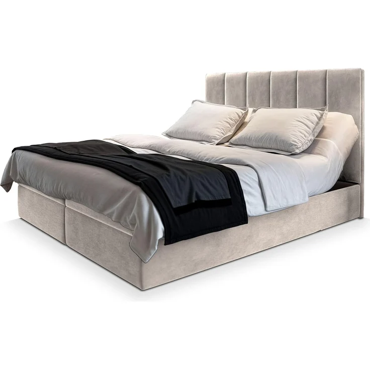 Masseno Boxbett BARINO 140x200 cm mit Bonell Matratze und Topper