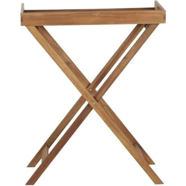 Minera Tablett, Gestell und Fläche Akazienholz FSC®-100% natur, – Bild 4