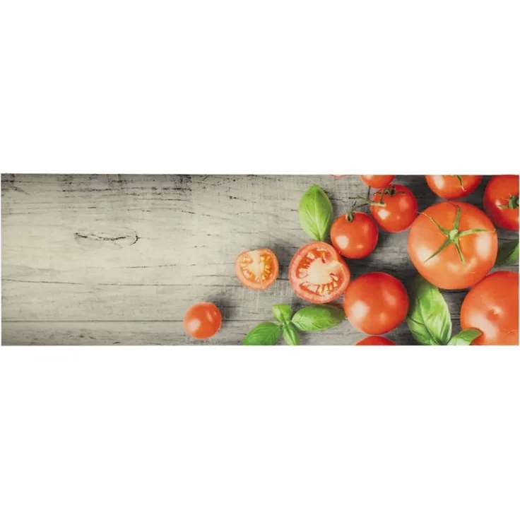 vidaXL Küchenteppich Waschbar Tomaten 60x180 cm Samt 4005621