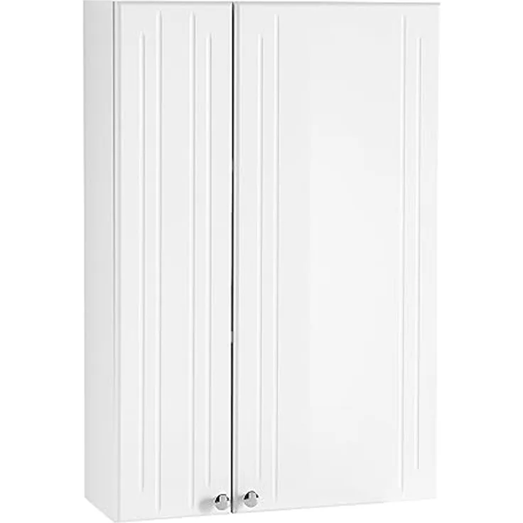 Wandschrank Mittenwald / Quickset, Holzwerkstoff, Weiß, 50 x 75 x 20 cm