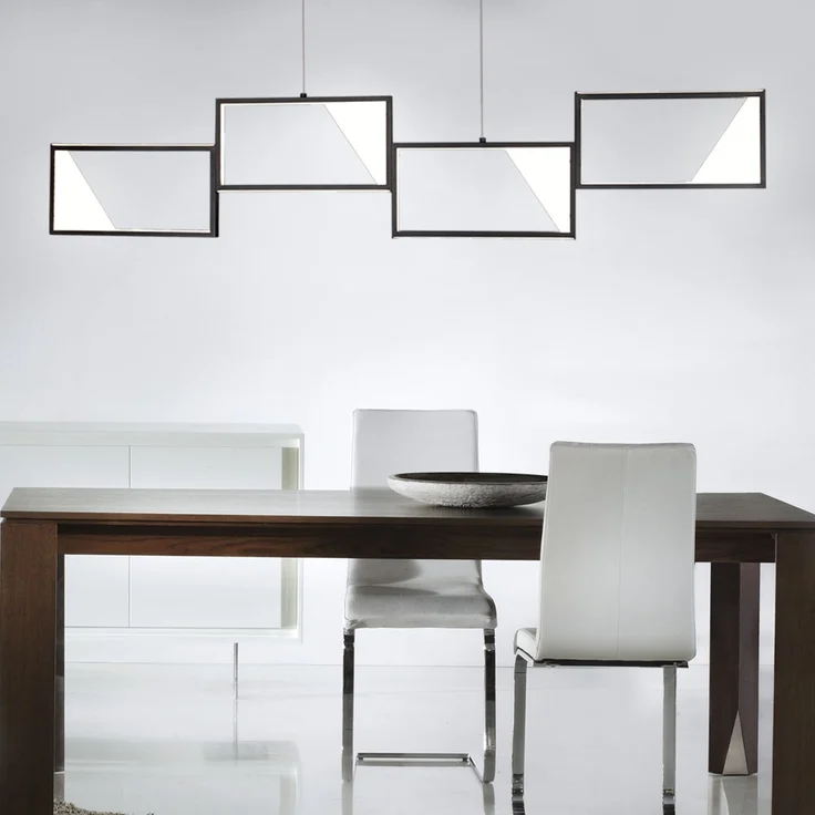 LED Pendelleuchte, anthrazit, Switch Dimmer, H 150 cm – Bild 2