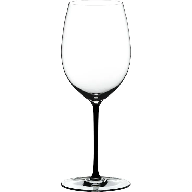 RIEDEL 4900/0B FATTO A MANO Cabernet / Merlot Weinglas - Stiel SCHWARZ