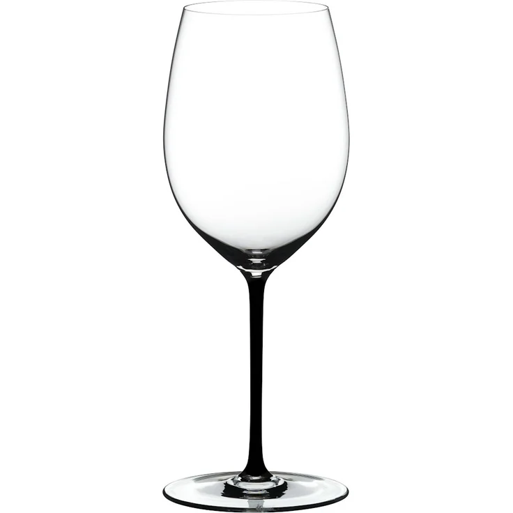 RIEDEL 4900/0B FATTO A MANO Cabernet / Merlot Weinglas - Stiel SCHWARZ – Bild 1