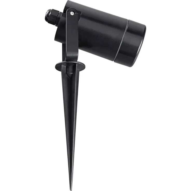 Heitronic Nr. 500951-HE Erdspießstrahler Burano schwarz GU10 IP44
