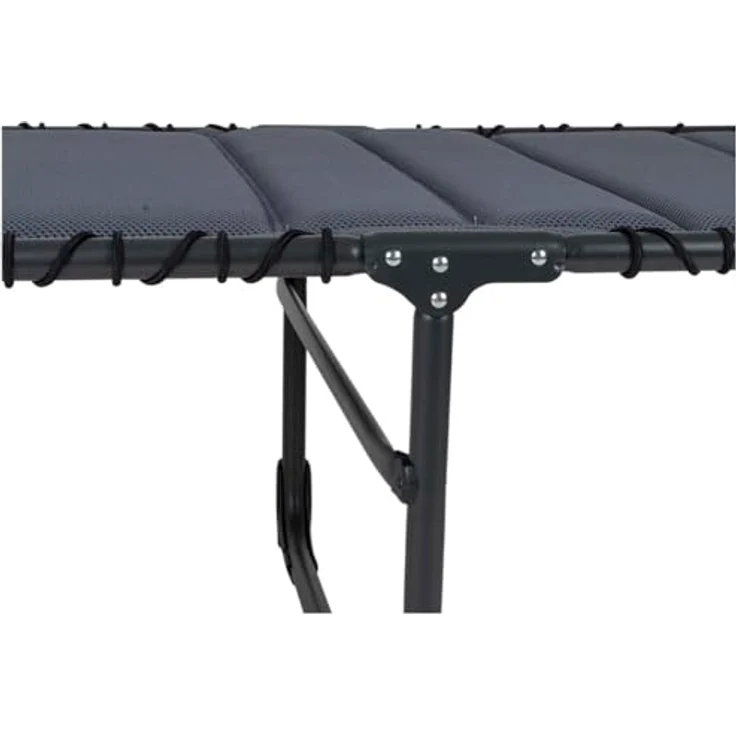 Crespo Sonnenliege Liegestuhl AL364 XL Air Deluxe Camping Garten Liege Alu 140kg Grau – Bild 8
