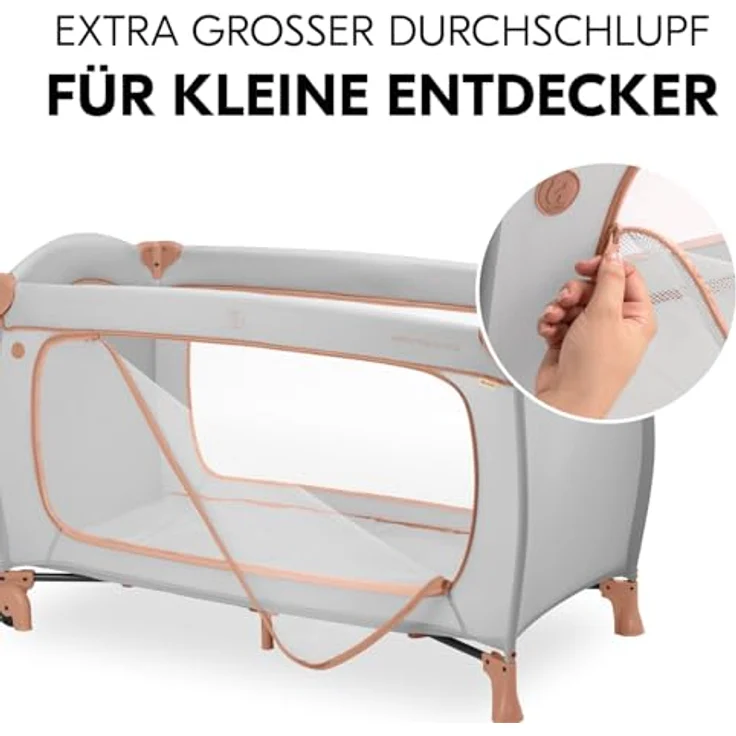 Hauck Sleep N Play Go Plus / Reisebett Dusty Cork – Bild 9