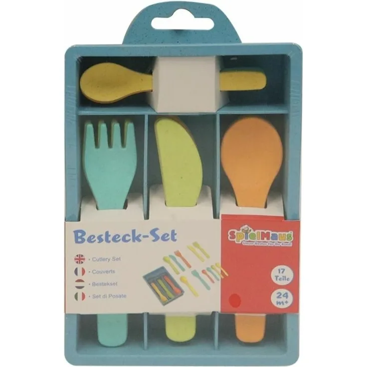 VEDES Großhandel GmbH - Ware SpielMaus Küche Besteckkasten 17-teilig