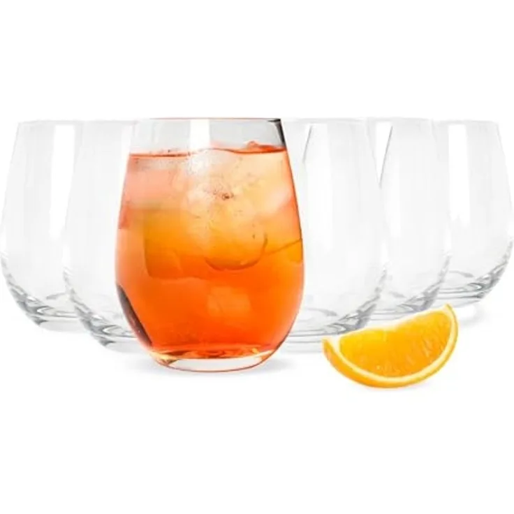 6 Trinkgläser 570ml Wassergläser Saftgläser Longdrinkgläser Cocktailgläser