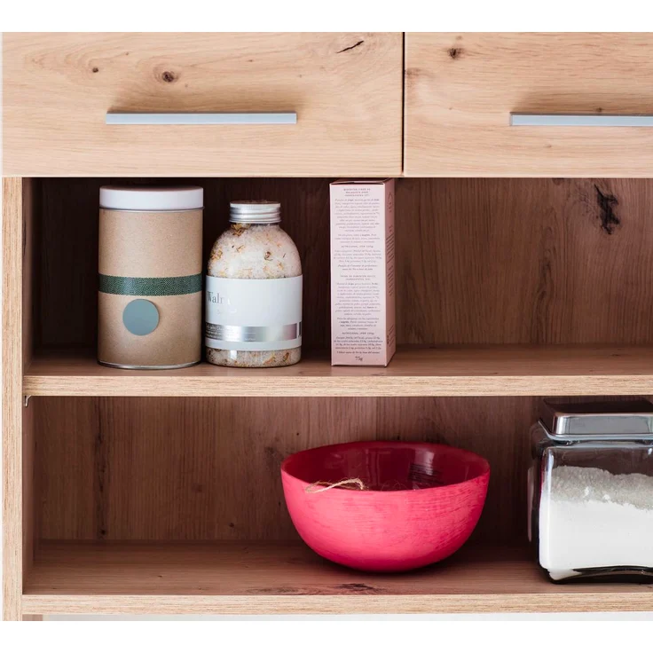 Trendteam 'Amanda' Midischrank, Holz, 79 x 31 x 37 cm, Asteiche – Bild 10