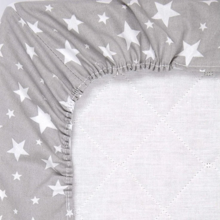 Amilian Spannbettlaken Spannbetttuch für Babybett Kinderbett Baby 100% Baumwolle 140x70 cm, Gummizug: an den Ecken, in vielen Mustern erhältlich – Bild 3
