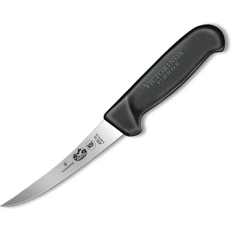 VICTORINOX Ausbeinmesser Fibrox silber, schwarz