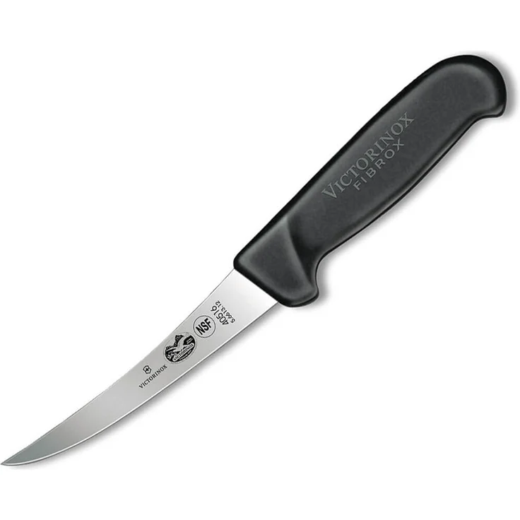 VICTORINOX Ausbeinmesser Fibrox silber, schwarz