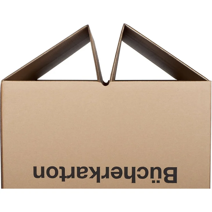 KK Verpackungen Aufbewahrungsbox (Spar-Set, 25 St, 25er-Set), Bücherkartons Umzugskartons Ordnerkartons Braun – Bild 2
